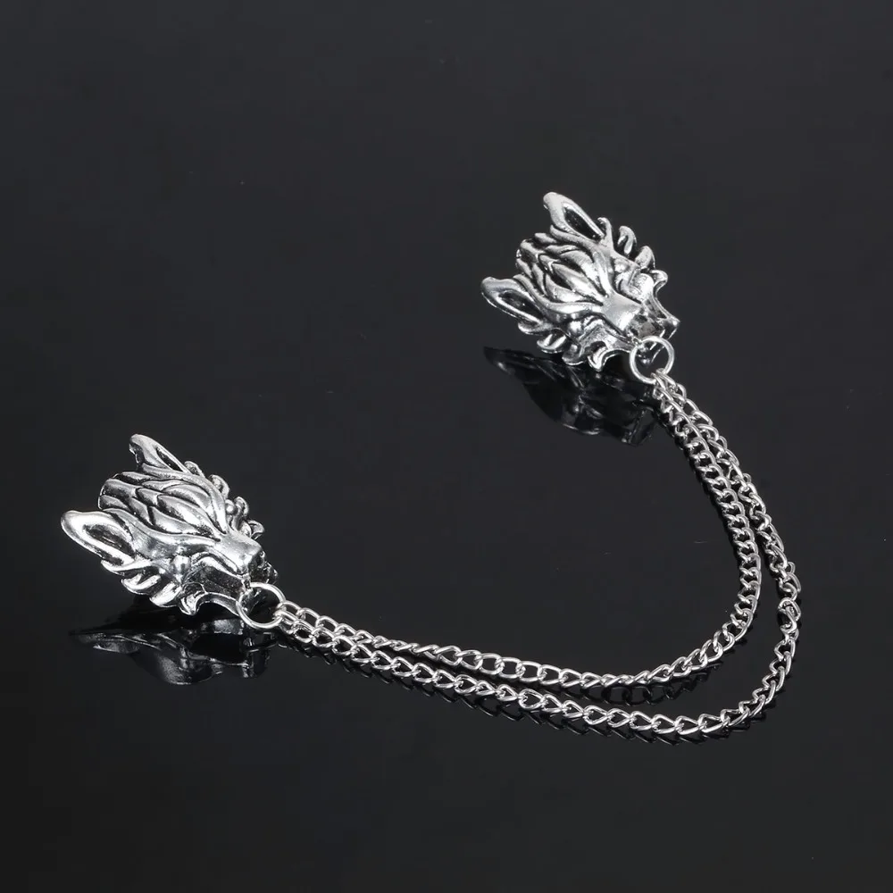 Новое поступление модный стиль Волчья Голова Женская цепочка с брошью