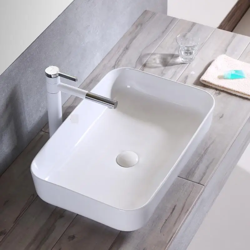 Овальная раковина для ванной комнаты в европейском винтажном стиле