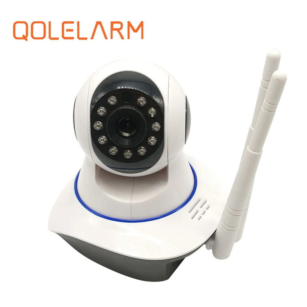 QOLELARM 433 МГц датчик сигнализации совместимая с ip камерой 720 P wifi поддержка sd карт 2cu