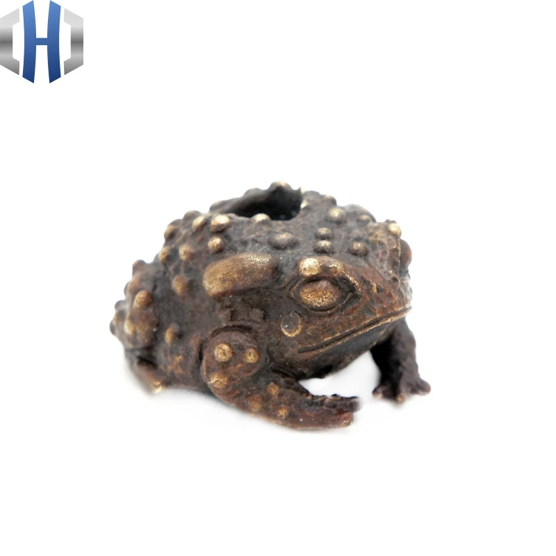 Оригинальная однотонная ручная резная Золотая жаба Зонт EDC веревочный нож