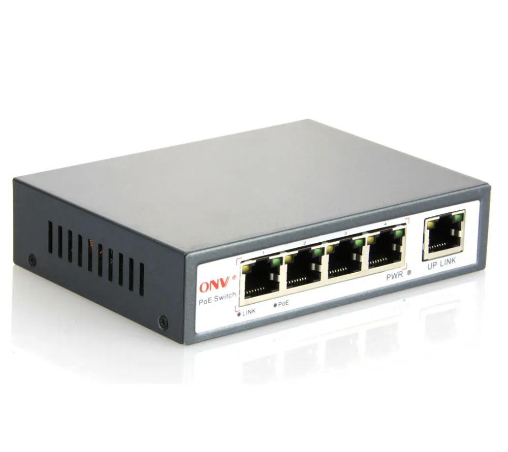 IP Камера 5 Порты и разъёмы с 4 AF POE безопасности 1 uplink Мощность over ethernet switch для