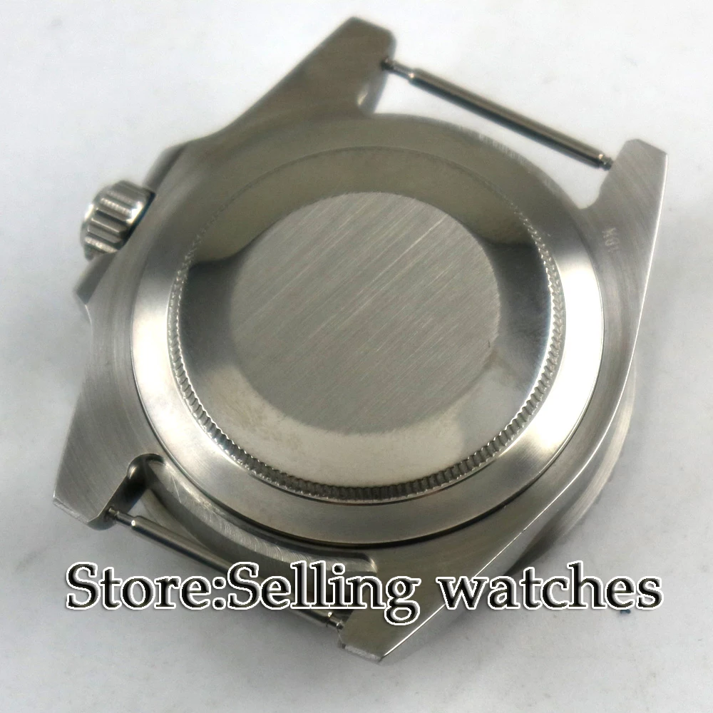 PARNIS 40 мм сапфировое стекло Дата вращающаяся рамка высокое качество стальные часы