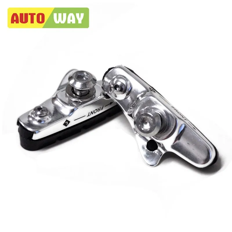 Autoway 2 пары резиновых тормозных колодок SJ240 mtb велосипед v-brake shose для shimano ultegra тормозные блоки карбоновые колеса тормозная колодка