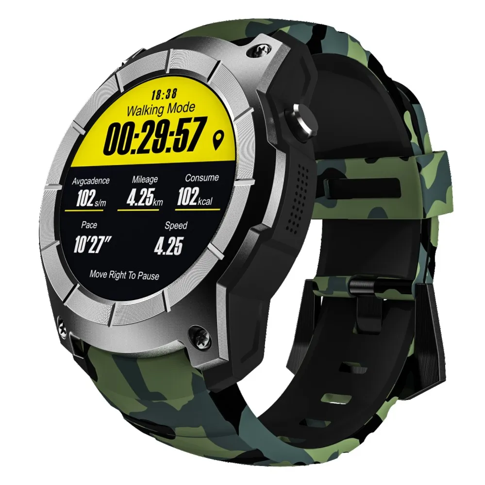 S958 gps Смарт часы монитор сердечного ритма Спорт IP68 водонепроницаемый поддержка sim-карты Bluetooth 4,0 Smartwatch для Android IOS Телефон