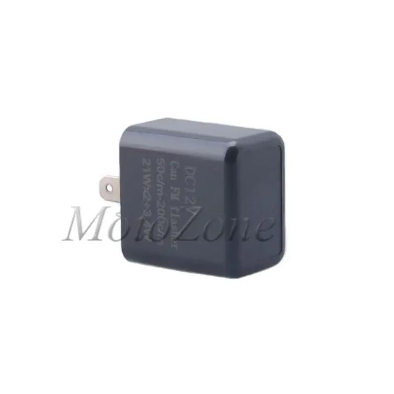 Черный Универсальный 12 V Hyper Flash 2 Pin Светодиодная лампа указателя поворота импульсное реле мотоцикл сигнал Управление костюм для Harley Kawasaki Yamaha Suzuki - Цвет: Черный