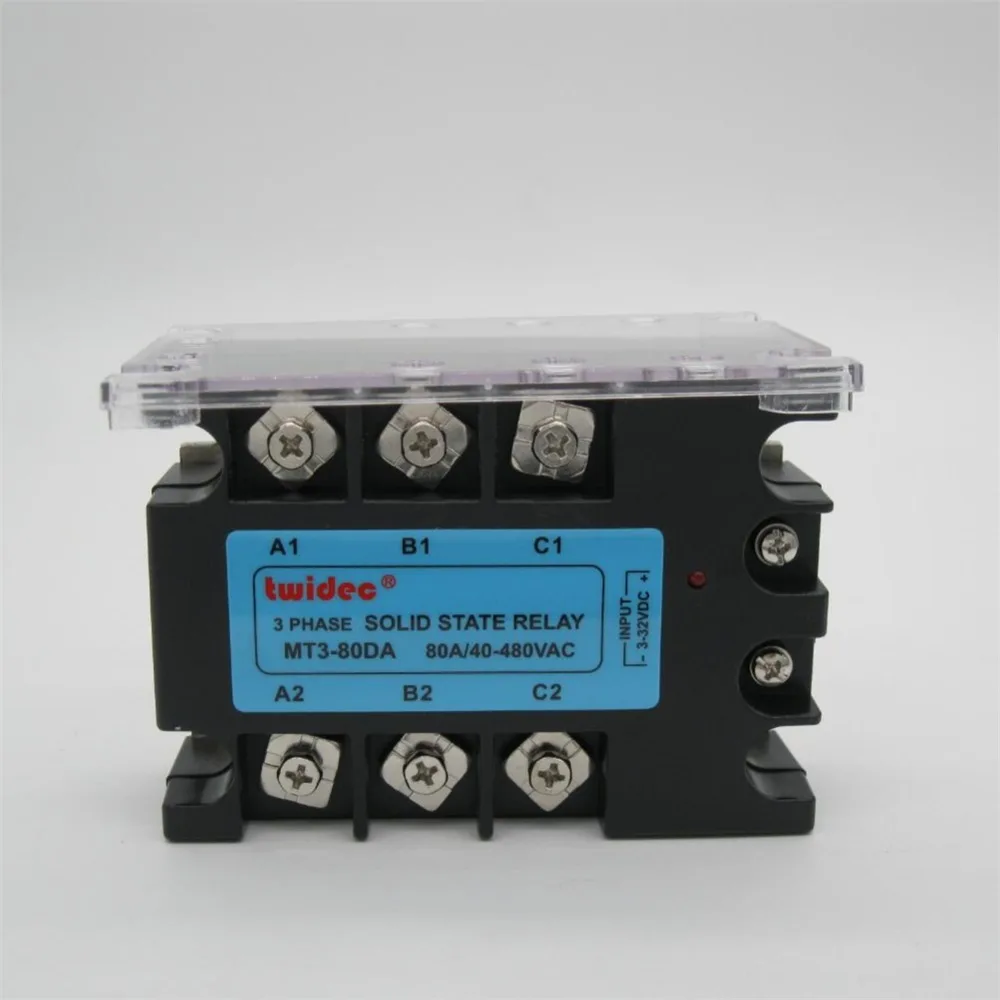 Высококачественное трехфазное твердотельное реле SSR 80DA 3 32 В постоянного тока до