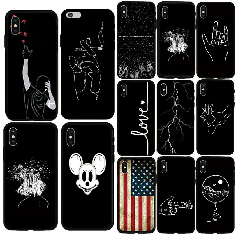 Модный чехол-паук мягкий чехол американский Железный человек для Apple IPhone X 7 8 6 6s Plus