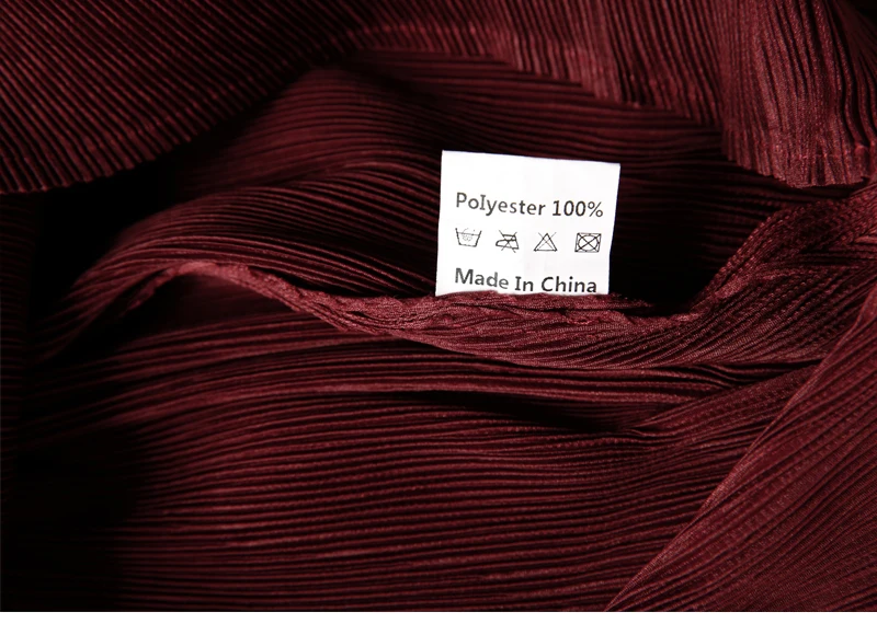Changpleat весна лето однотонные женские платья miяк плиссированный модный дизайн v-образный вырез большой размер эластичное женское платье Tide D9880