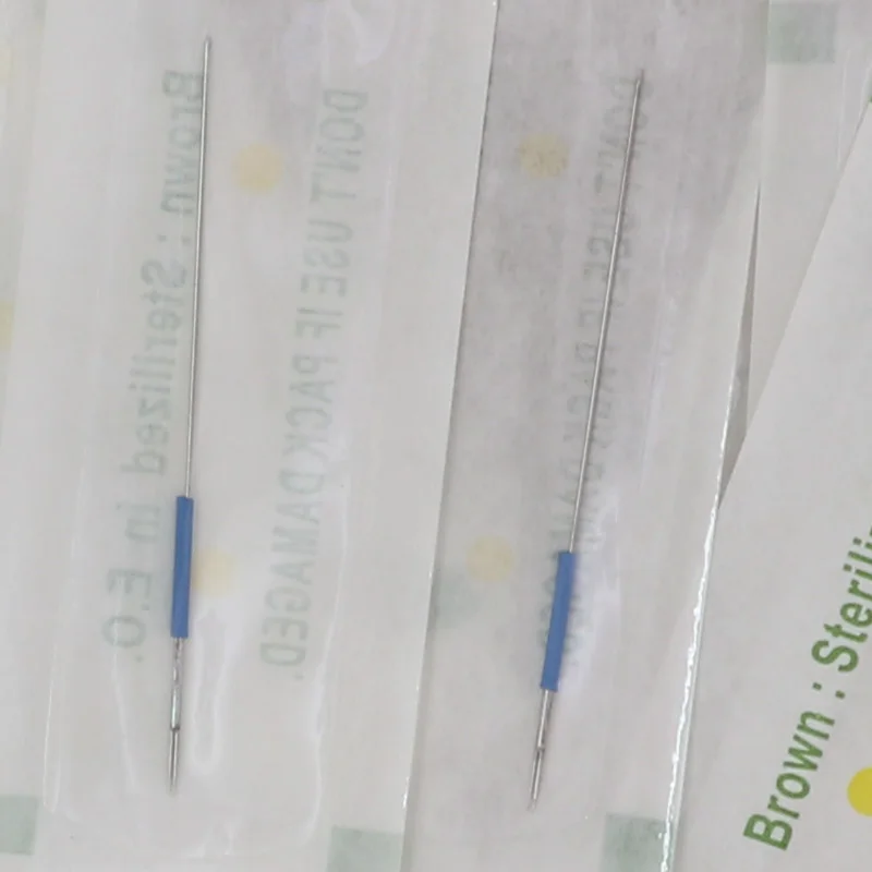 500Pc 0.4x50mm 2R Traditional Tattoo Needle For Taiwan Giant sun G-8650 G-9740 Sunshine Permanent Makeup Machine G8650 eyebrow - купить по