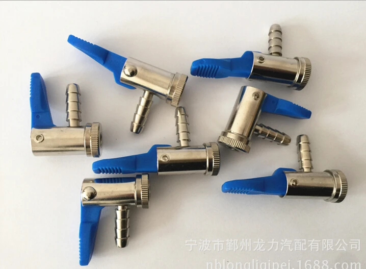 Оптовая продажа 100 шт./лот 6 мм 8 Пневматический патрон для шин автомобиля