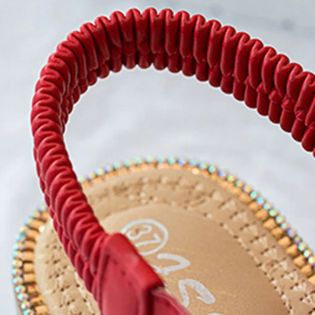 Сандалии SAGACE женские на плоской подошве богемные пляжные босоножки с бусинами