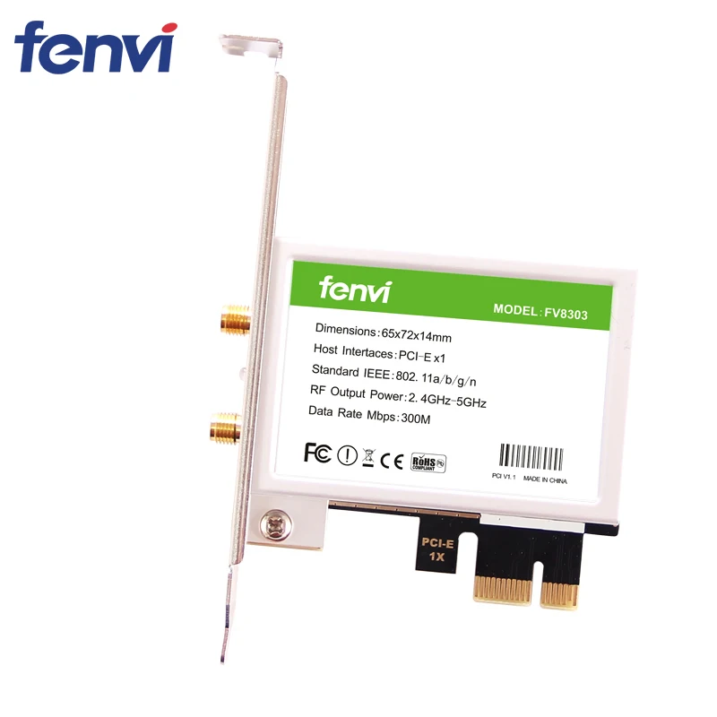 Dual Band 600 Мбит/с Беспроводной PCI Express Вай-Фай адаптер антенны Настольный Wi-Fi PCI-E