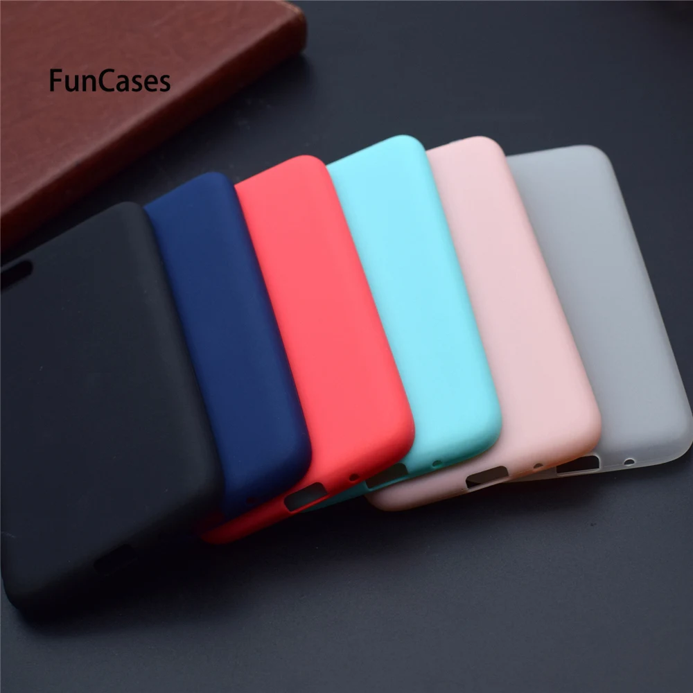 Для Fundas huawei Y5 2018 случай конфеты Матовый ультратонкий 360 кремния мягкий чехол Tpu