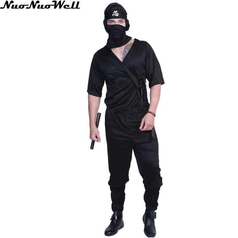 Костюмы на Хэллоуин для мужчин ниндзя Японии самурая маскарадный костюмы