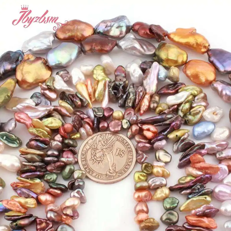 Бусины Из Натурального пресноводного жемчуга 15 дюймов | Украшения и аксессуары