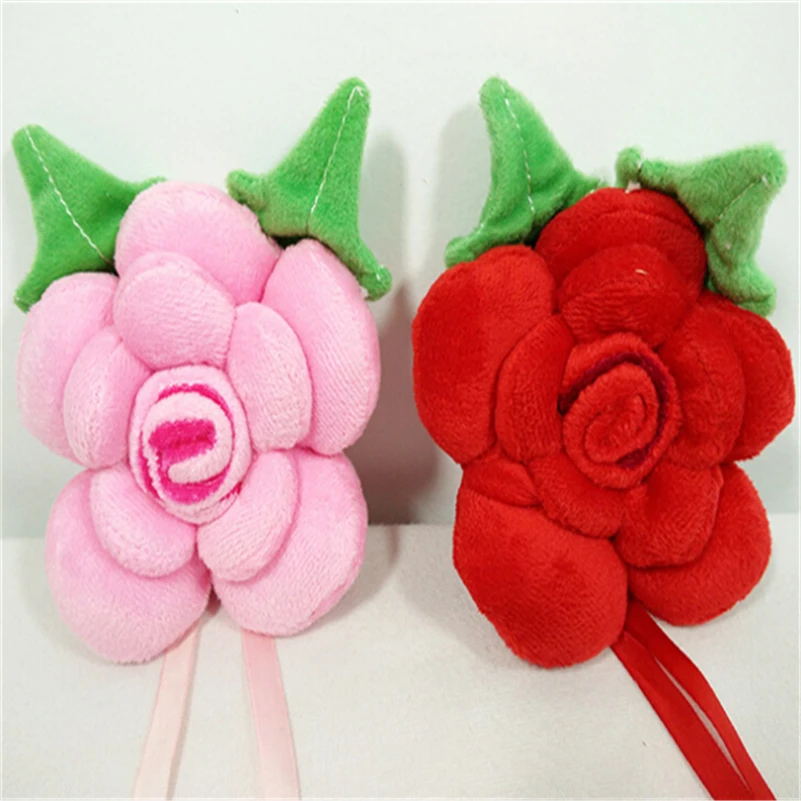 Роза цветок Форма Свадебный любовник подарки диван стул бросок красный плюш