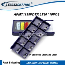 APMT 1135 PDTR LT10 * 10 шт. фрезерные вставки для фрезерного станка BAP300R R0.8