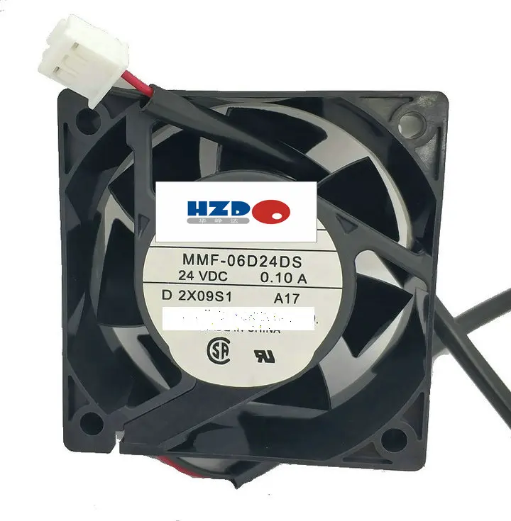 

New Original HZDO MMF-06D24DS d 2x09s1 A17 6025 24V 0.1A inverter cooling fan 60*60*25MM