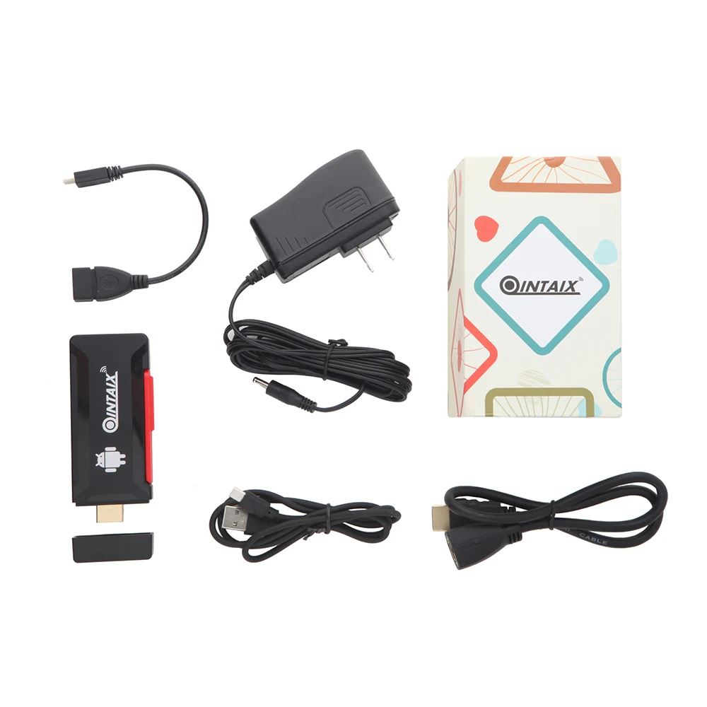 QINTAIX R33 Mini PC Rockchip RK3328 4 ядра Android 7 1 ТВ ключ 2 ГБ Оперативная память 8 Встроенная г Wi Fi