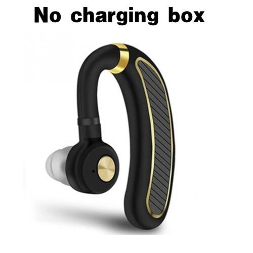Black gold DAONO K21 наушники с громкой связью, Bluetooth, Бизнес Беспроводная гарнитура Bluetooth, наушники с крючком, наушники с микрофоном для водителей, офиса, спорта - Цвет: Black gold