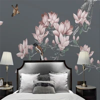 wallpapers youman customize 3d photo wallpaper chinese style murals jade orchid and bird for living room kids room embossed