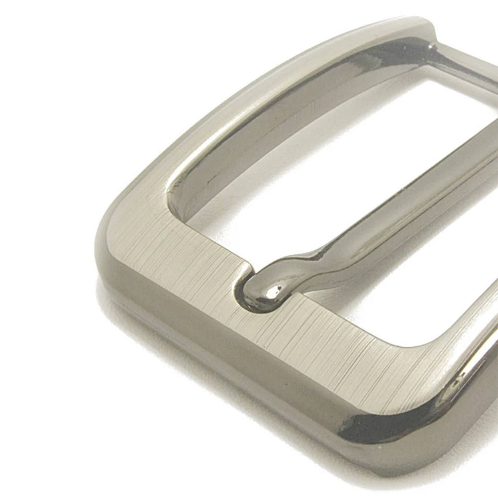 Металлический ремень 4 см с пряжкой мужской повседневный одним штырьком