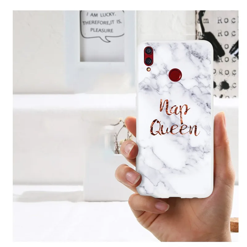 FLYKYLIN мраморный чехол для Honor 7X 8A 8C 8X чехлы Huawei P Smart 2019 9 10 Lite Симпатичные
