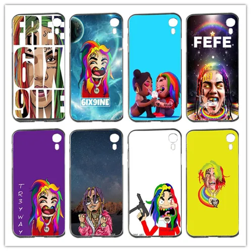 Мягкий чехол для мобильного телефона в стиле хип-хоп из ТПУ Iphone 4 4S 5 5S SE 5C 6 S 7 8 Plus X XS