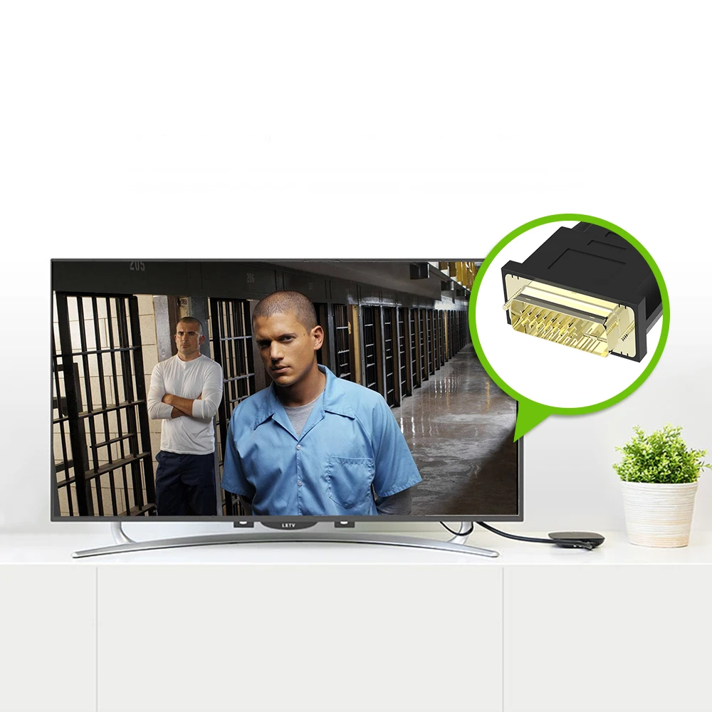 Высокое качество 3 фута 1 м HDMI к DVI DVI-D 24+ 1 pin адаптер позолоченный кабель «Папа-папа» для 1080P HD HDTV HD PC PS3 xbox DVD