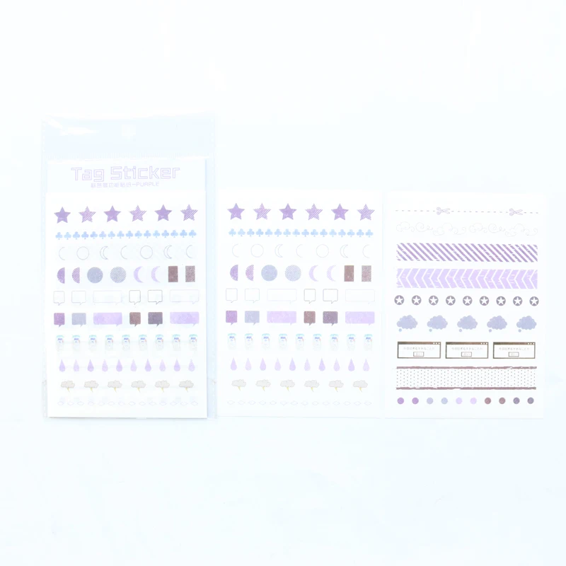 Классическое милое бумажное украшение Domikee дневник бирка наклейки аксессуары