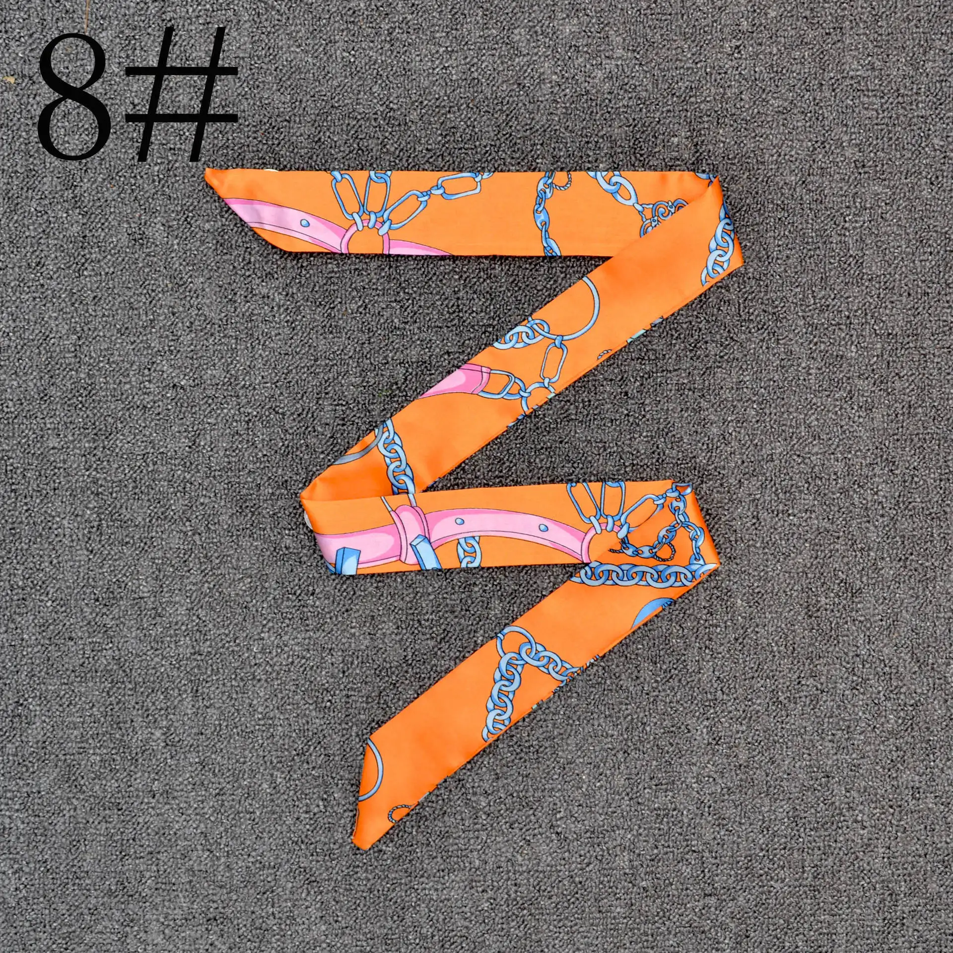 Самый дешевый Женский шёлковый шарф модный ручка украшение галстук