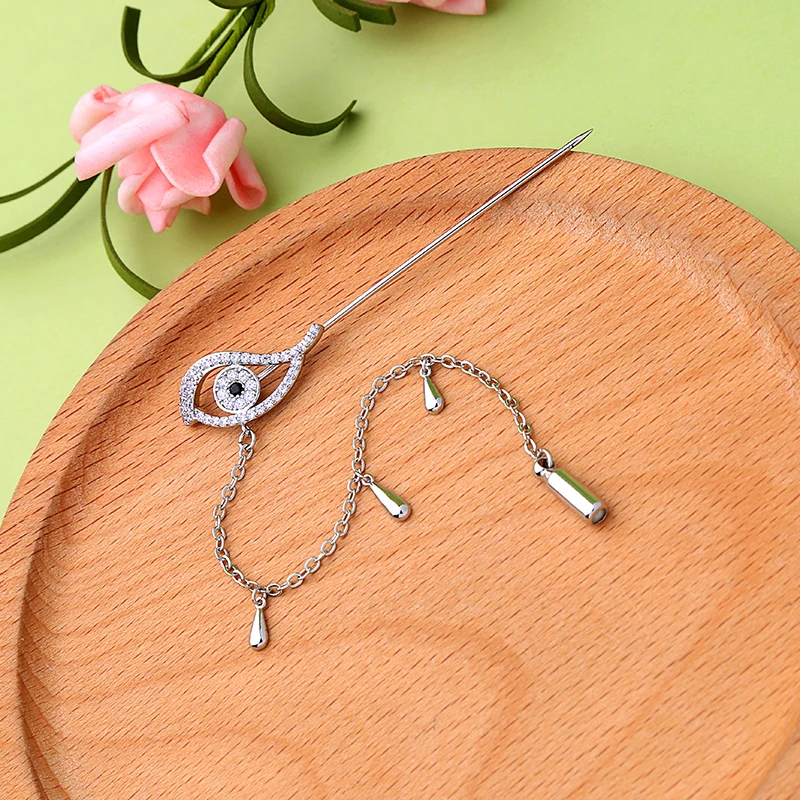 Новейшие Модные ювелирные изделия трендовые подвесные Броши со сглаза Блестящие