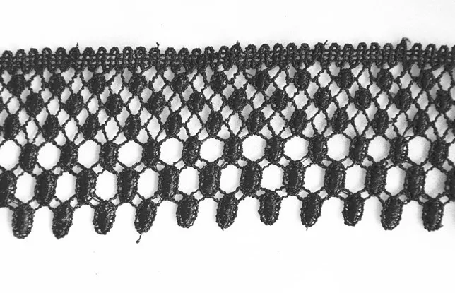 Вышитая аппликация в венецианском стиле пустотелая кружевная ткань водостойкая