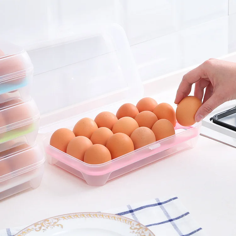 15 ячеек яичный холодильник свежая коробка кухонный Пластиковый Контейнер Для