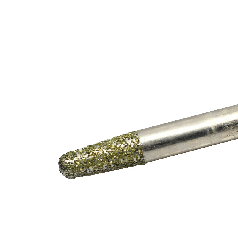 

1pc 20deg 8*7mm cnc router Electroplated diamond stone carving tool stone engraving machine cutter stone cutting bits
