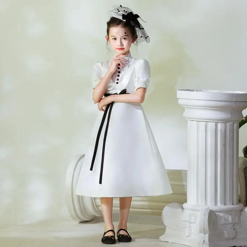 Платье для мамы и дочки 2019 белое вечерние жевное вечернее платье девочки