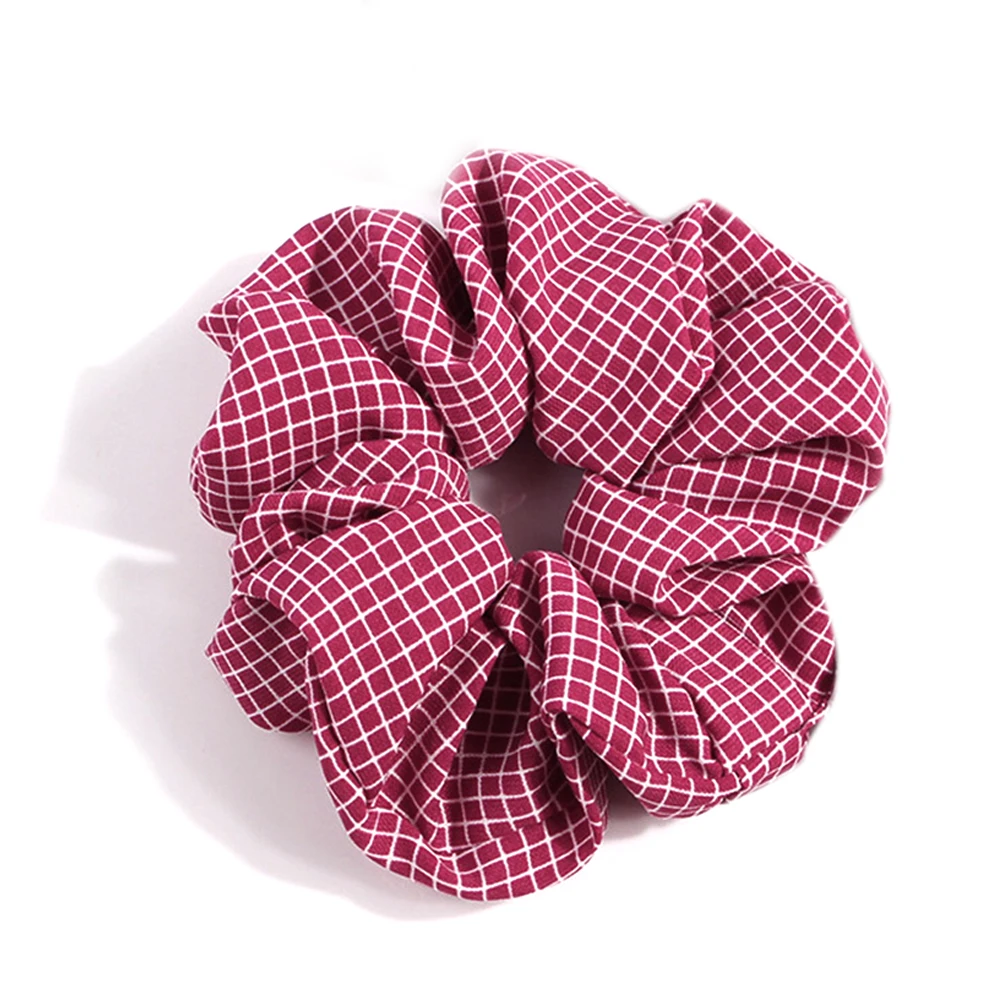 Резинки для волос веревка сетка в полоску ткань резинки аксессуары женщин