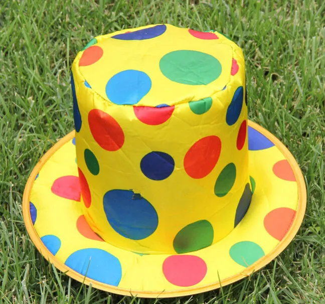 1 упаковка шляпа клоуна в горошек цирковой карнавальный аксессуар для вечеринки