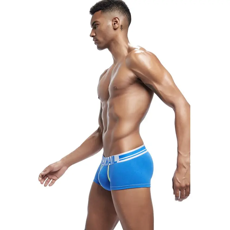 JOCKMAIL, новинка, сексуальное мужское нижнее белье, боксеры, cueca, мужские хлопковые трусы, боксеры, шорты, мужские, пэчворк, мягкие трусы, шорты, мужские трусы