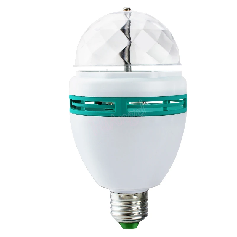 Профессиональное освещение для дискотеки E27 3 Вт Dj цветная Автоматическая