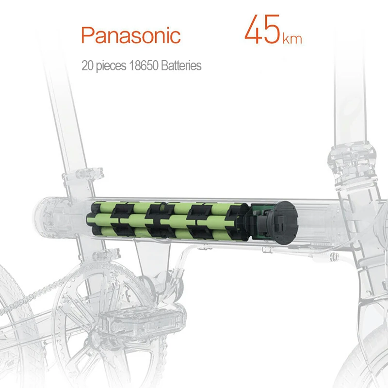 16 дюймов, электрический велосипед XIAOMI qicycle mijia,, Мини скрытый аккумулятор, городской Умный складной электровелосипед
