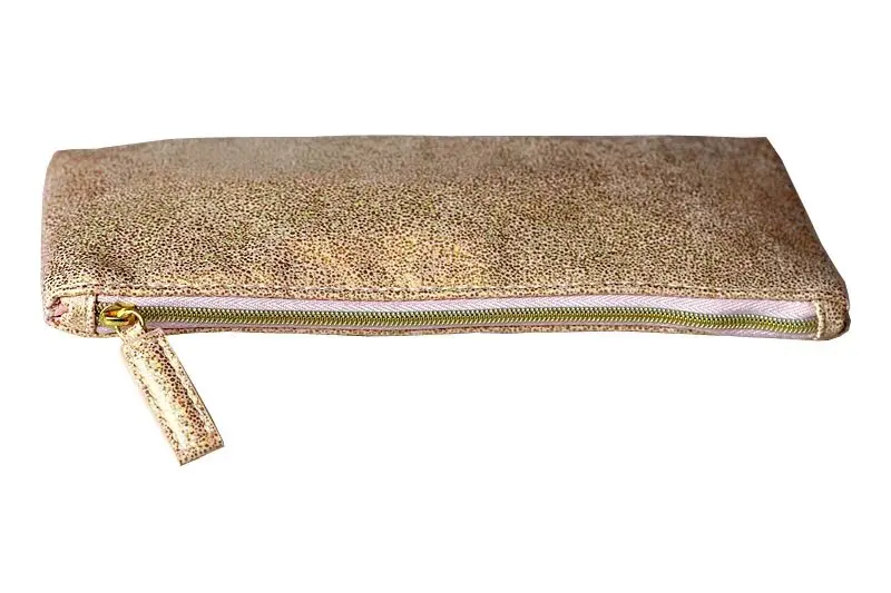 Золотая Роскошная косметичка для косметики маленькая дорожная сумка