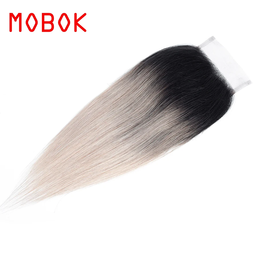 Mobot перуанские прямые человеческие волосы от крутой серебряный цвет 3 пряди с