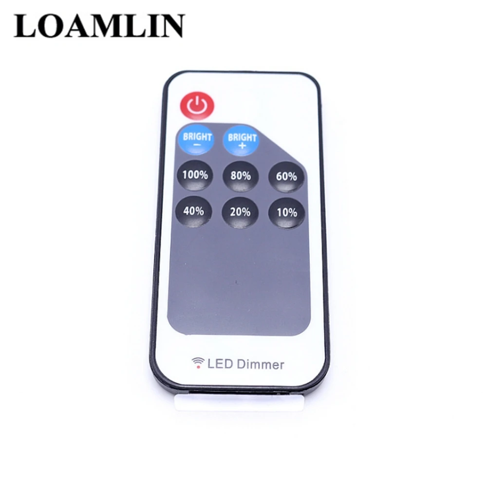 Миниатюрный радиочастотный Одноцветный контроллер пульт дистанционного