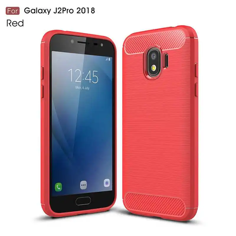 Red Mokoemi модный противоударный мягкий силиконовый чехол 5," для samsung J2 чехол для samsung Galaxy J2 Pro чехол для телефона - Цвет: Red
