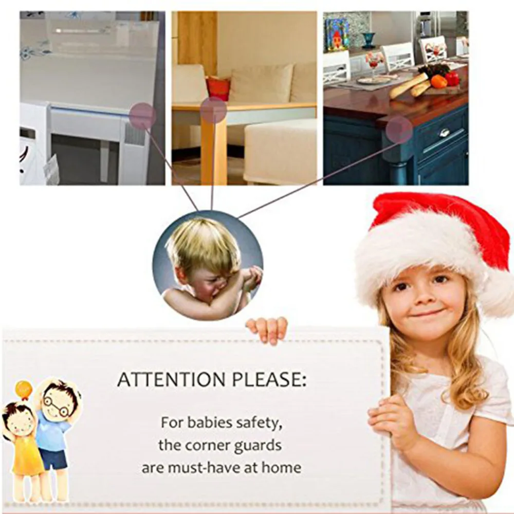 8 шт./лот прозрачная детская Защитная угловая защитная накладка для защиты углов