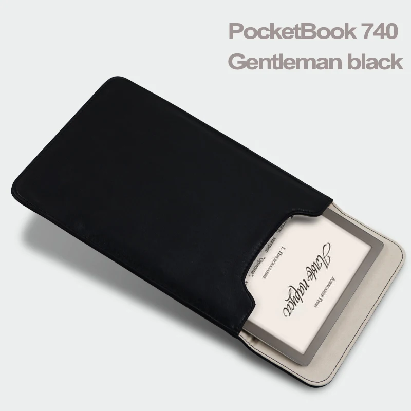 gentleman black GAUGGER водонепроницаемый чехол из искусственной кожи для 7," PocketBook 740 InkPad 3 электронная книга с магнитной нейлоновой пряжкой - Цвет: gentleman black
