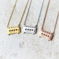 daisies one piece pendant necklace london double decker bus necklace london bus necklaces pendants for women