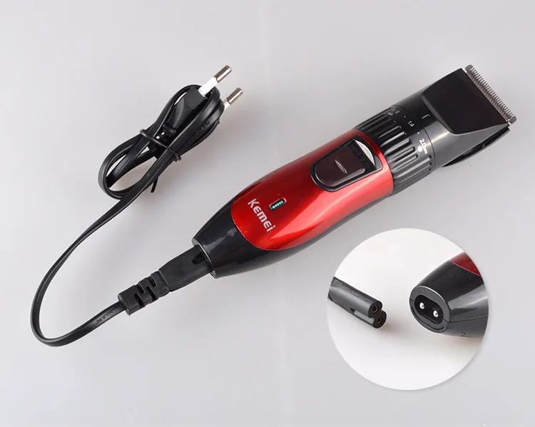 Профессиональная машинка для стрижки волос Kemei аккумуляторная триммер мужчин