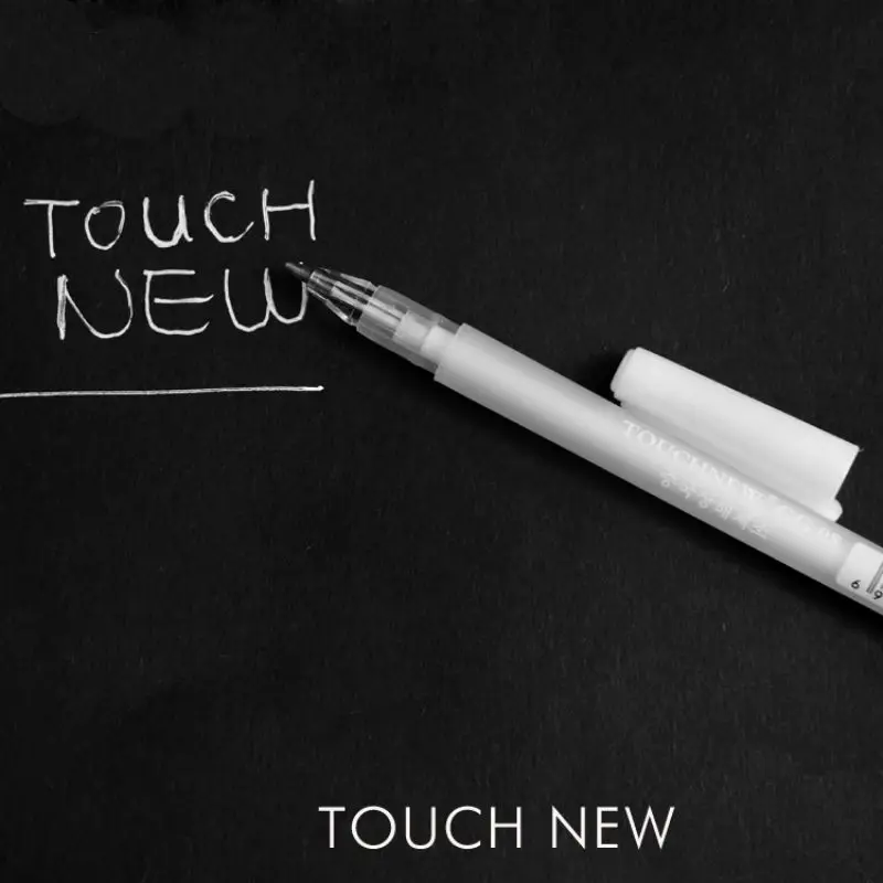 20 шт./компл. 0 8 мм белый золотой гелевый рулон гелевая ручка на водной основе белые